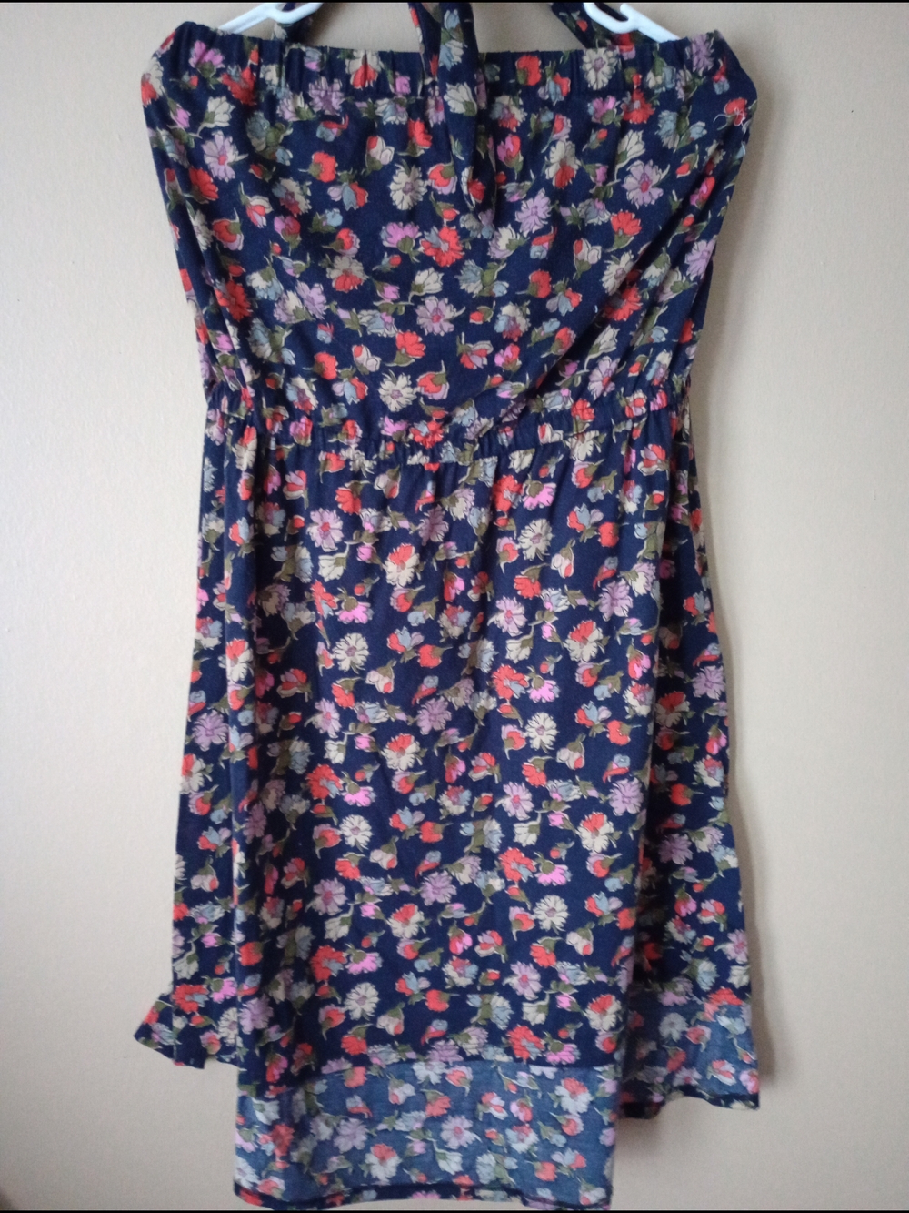 Multicolor Floral Halter Neck Dress